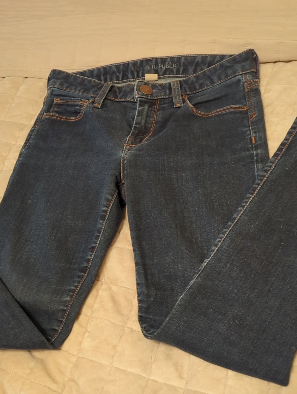 Banana Republic Women's Dark Indigo Skinny Jeans